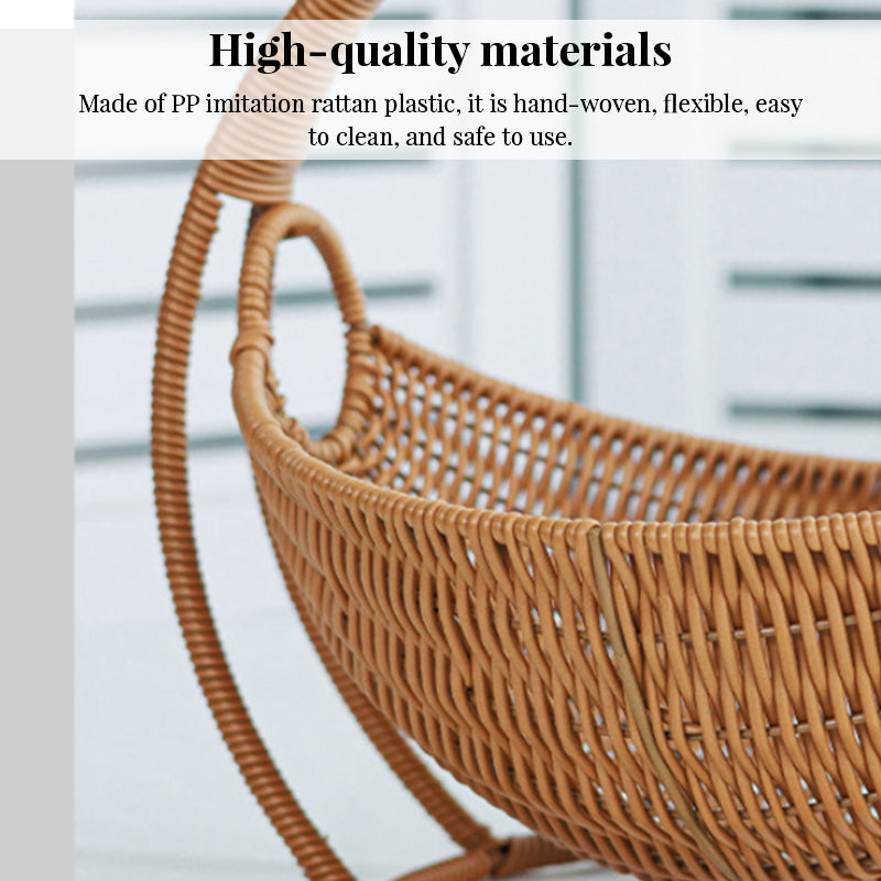 Rattan Cat Bed & House - Waterproof Wicker Cat Cave, Indoor Cat Hammock & Basket Set