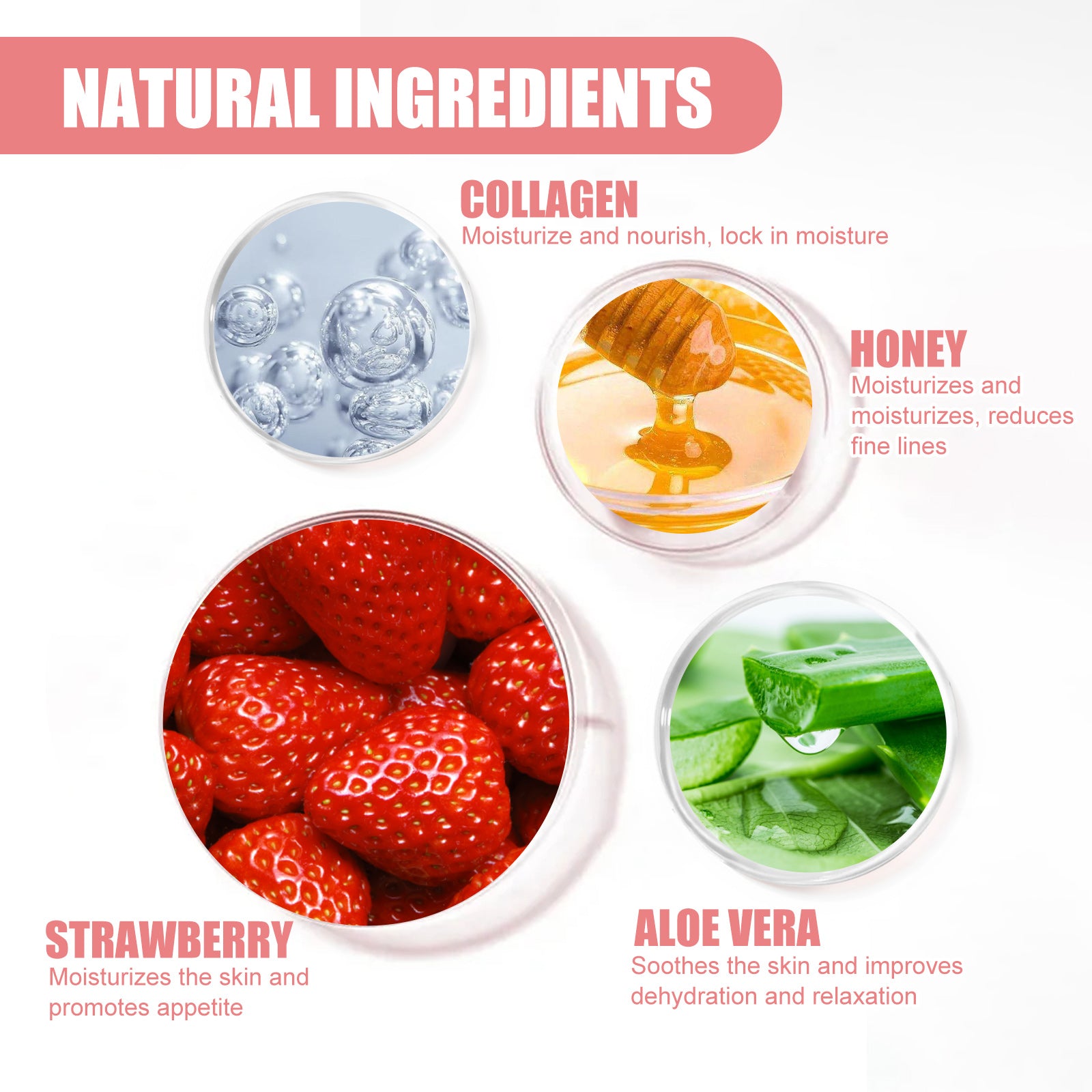 EELHOE Lip Mask Lightening Lip Lines, Hydrating, Moisturizing, Removing Dead Skin, Anti-Freezing And Cracking, Non-Greasy And Easy To Absorb Lip Balm