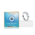 Hoexe Silver Glow-In-The-Dark Rings Protect Daily Life, Physical Exercise, Portable Men's And Women's Care Rings