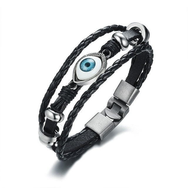Infinity Men Bracelet Genuine Leather Black Hand Chain Friendship Brazelt Women Fashion Pulseira Masculina