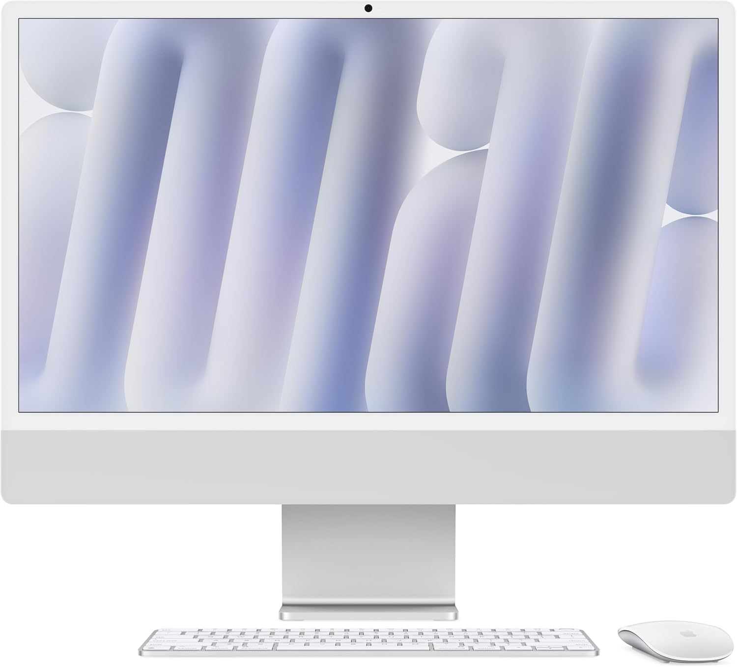 Apple 2024 iMac All-in-One Desktop Computer with M4 chip with 10-core CPU, 10-core GPU: Built for Apple Intelligence, 16GB Unified Memory, 256GB SSD Storage; Blue with AppleCare+ (3 Years)