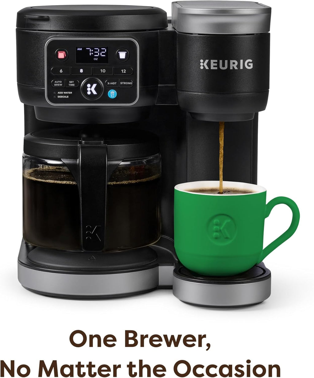 Keurig K-Duo Hot & Iced Single Serve & Carafe Coffee Maker, MultiStream Technology, 72oz Reservoir (Gen 2) | MultiStream Technology, Reservoir (Gen 2)