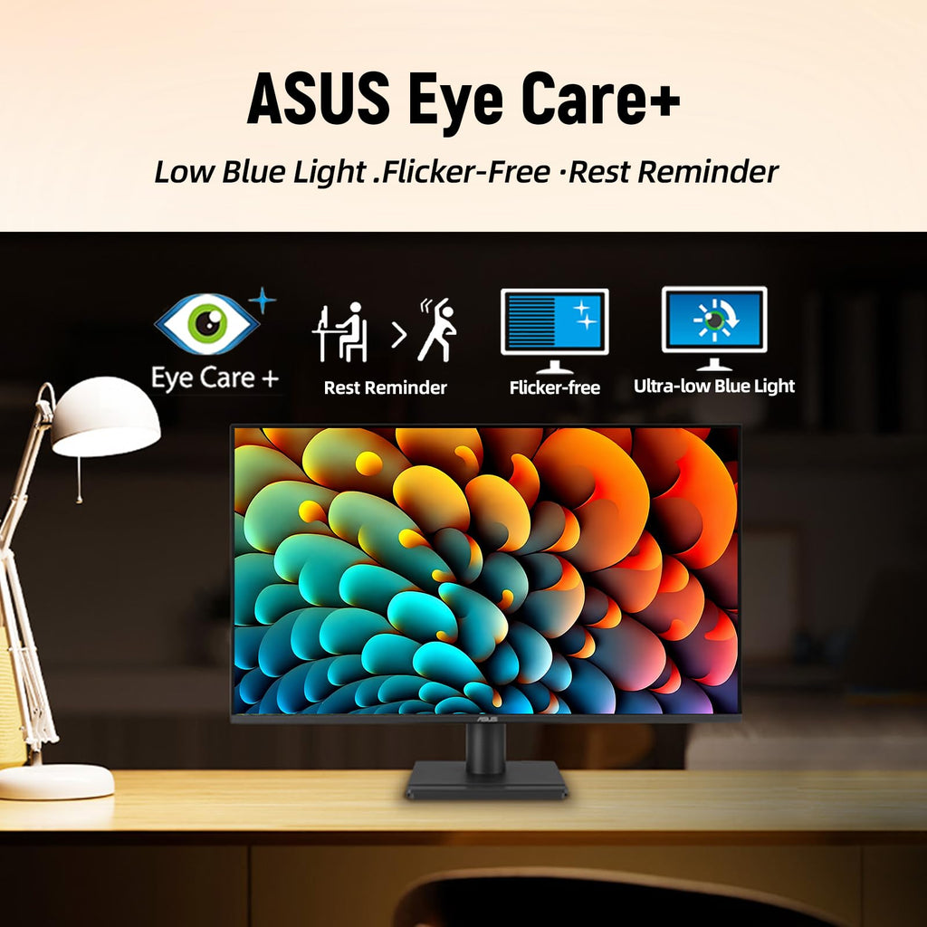 ASUS TUF 24" Gaming Monitor, FHD 1080p, Fast IPS, 240Hz, 0.3ms, AMD FreeSync Premium, G-SYNC Compatible, 99% sRGB, ELMB Sync, Eye Care, DisplayPort, HDMI, VESA Mount, Tilt Adjustment, Black