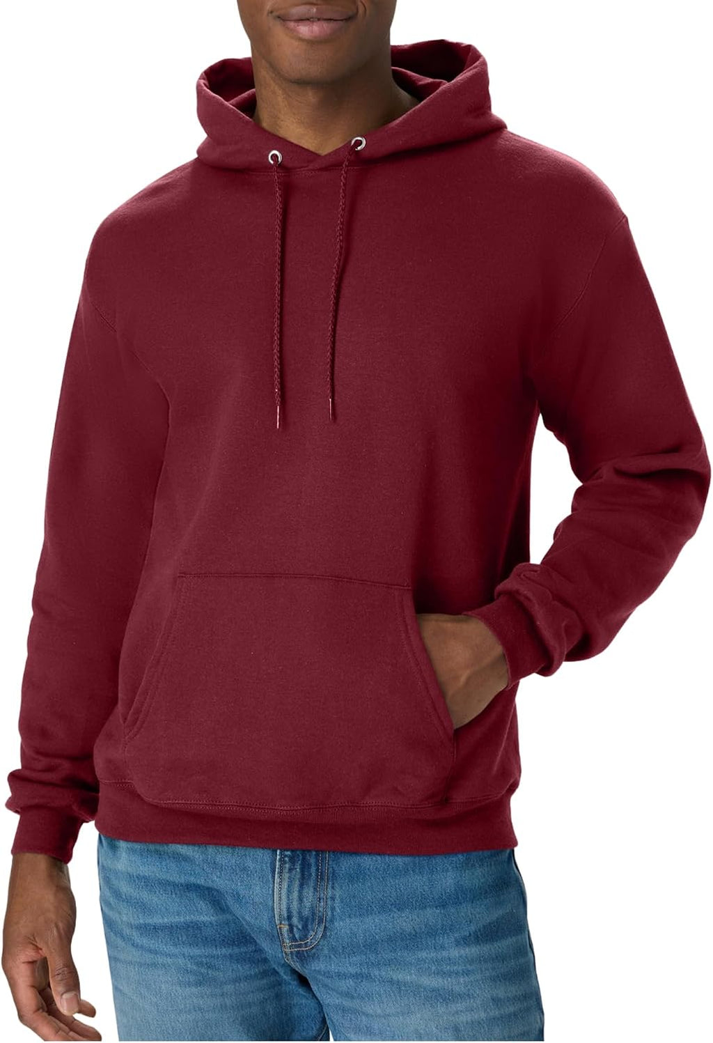 Hanes Men's Hoodie - EcoSmart Fleece Hooded Sweatshirt for Men & Women - Midweight Fleece - Big & Tall Available