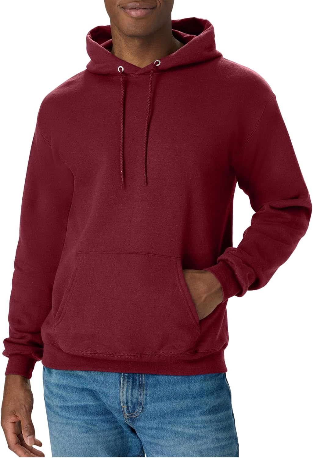Hanes Men's Hoodie - EcoSmart Fleece Hooded Sweatshirt for Men & Women - Midweight Fleece - Big & Tall Available
