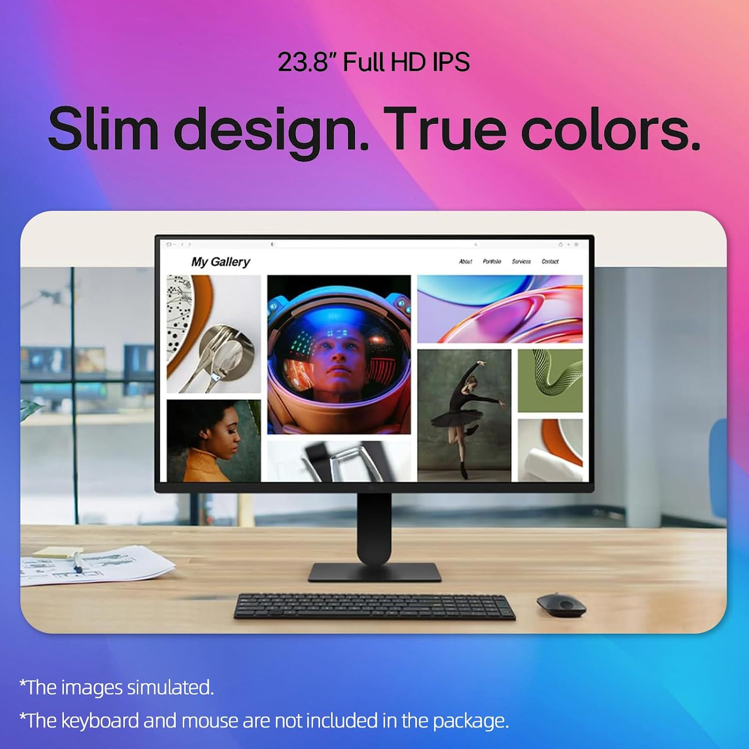 LG 34" UltraWide Monitor, IPS Display, WFHD(2560 x 1080), 100Hz, 5ms, HDR 400, sRGB 99%, HDMI DisplayPort, VESA Mount, Tilt Stand, Built for Multitasking & Productivity