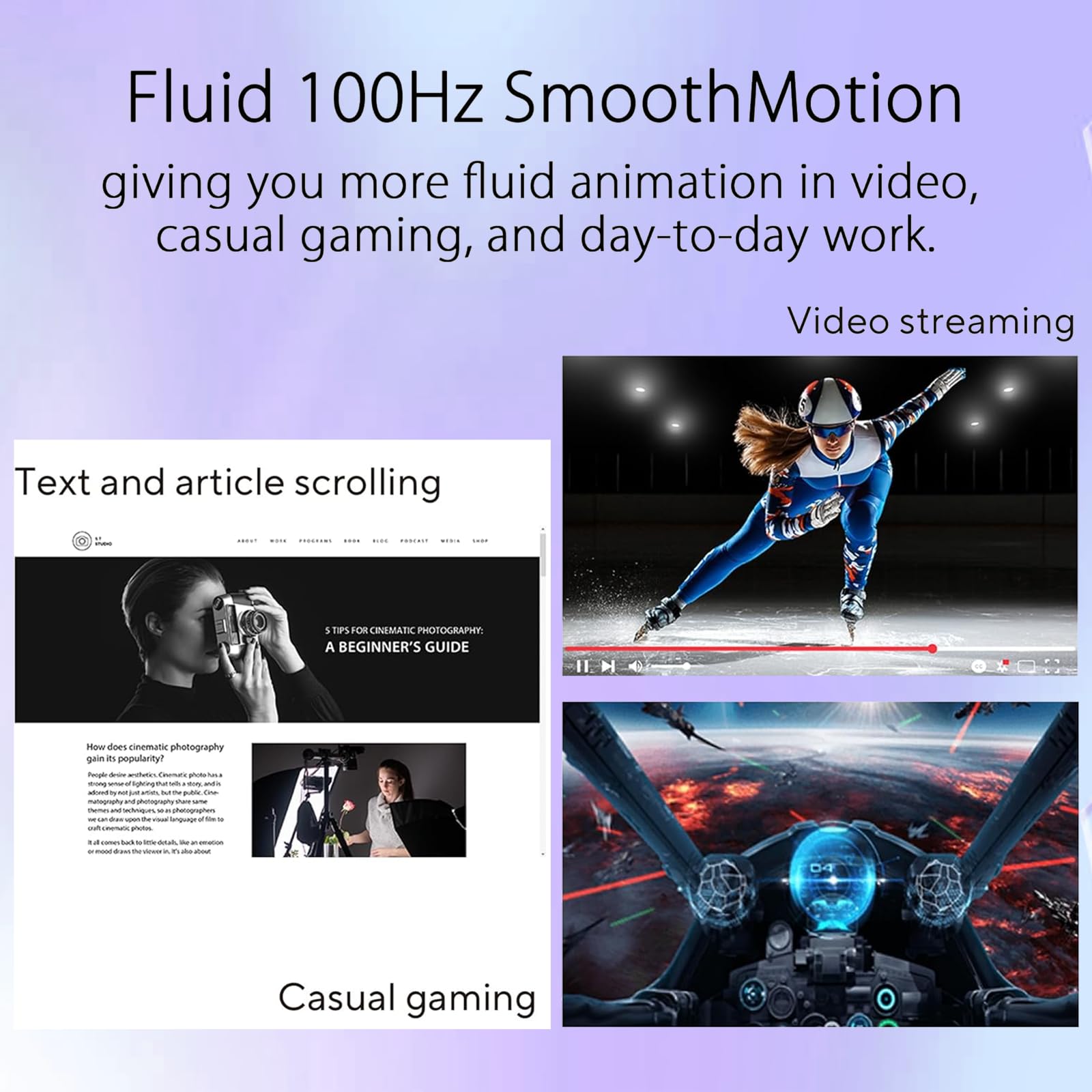ASUS TUF 24" Gaming Monitor, FHD 1080p, Fast IPS, 240Hz, 0.3ms, AMD FreeSync Premium, G-SYNC Compatible, 99% sRGB, ELMB Sync, Eye Care, DisplayPort, HDMI, VESA Mount, Tilt Adjustment, Black