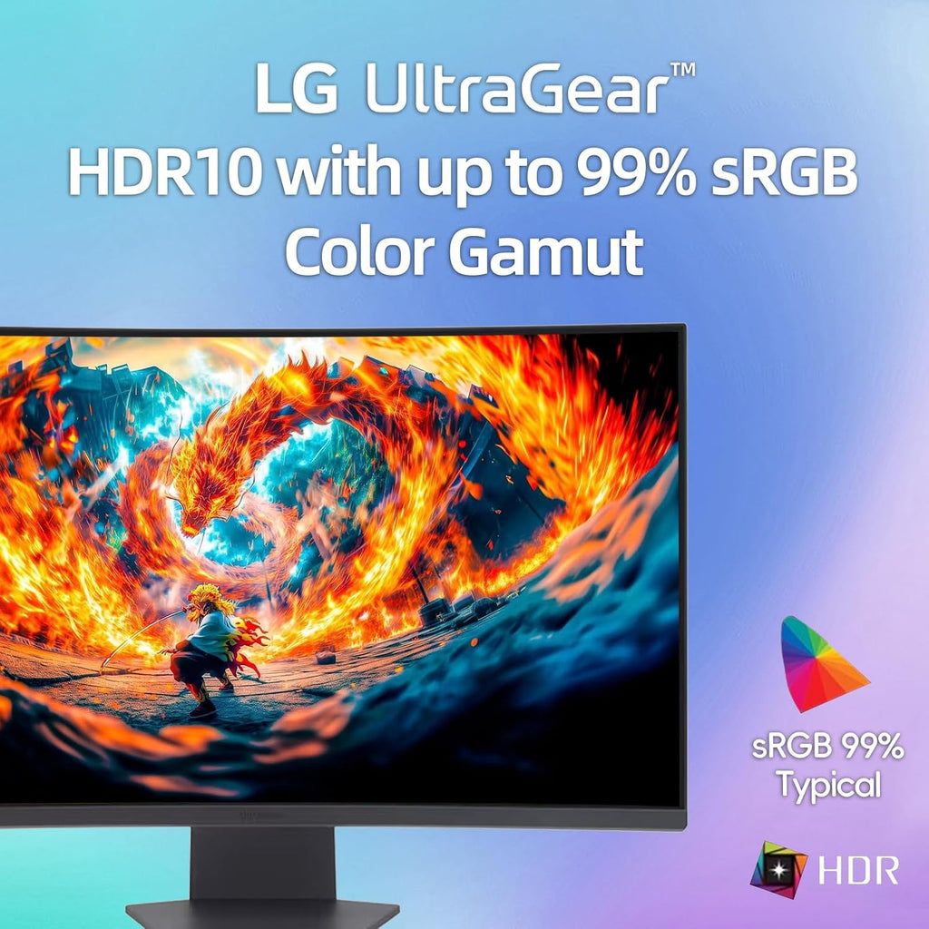 LG 34 Inch UltraWide Monitor, WQHD (3440x1440) Curved Display, 100Hz, sRGB 99%, HDR10, Dynamic Action Sync, Black Stabilizer, PBP, Dual Controller,Auto Input Switch, 1 x DisplayPort, 2 x HDMI, Black