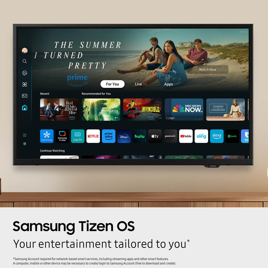 Samsung 32-Inch Class HD H5000F Smart TV (2025 Model) HDR, Object Tracking Sound Lite, Knox Security, One UI Tizen