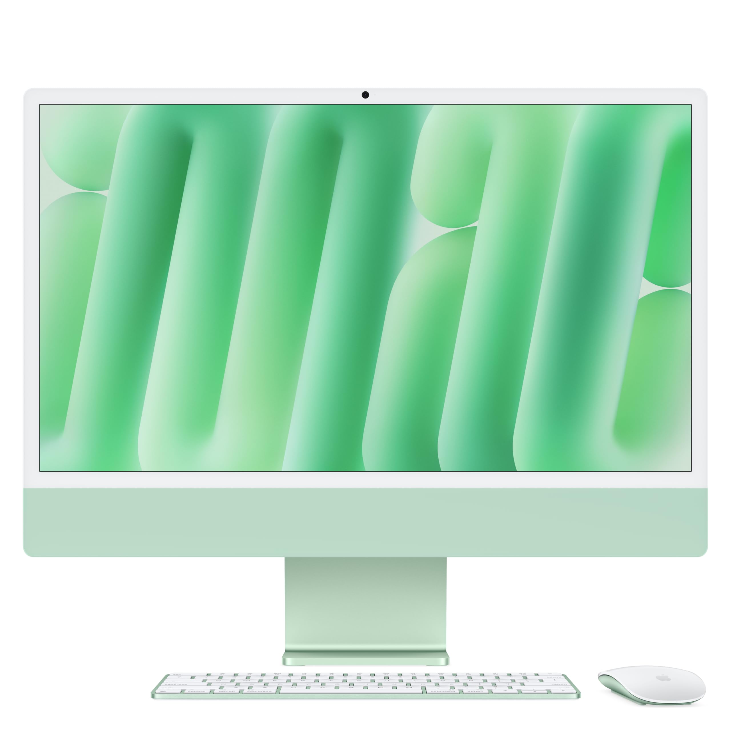 Apple 2024 iMac All-in-One Desktop Computer with M4 chip with 8-core CPU, 8-core GPU: Built for Apple Intelligence, 16GB Unified Memory, 256GB SSD Storage; Green with AppleCare+ (3 Years)