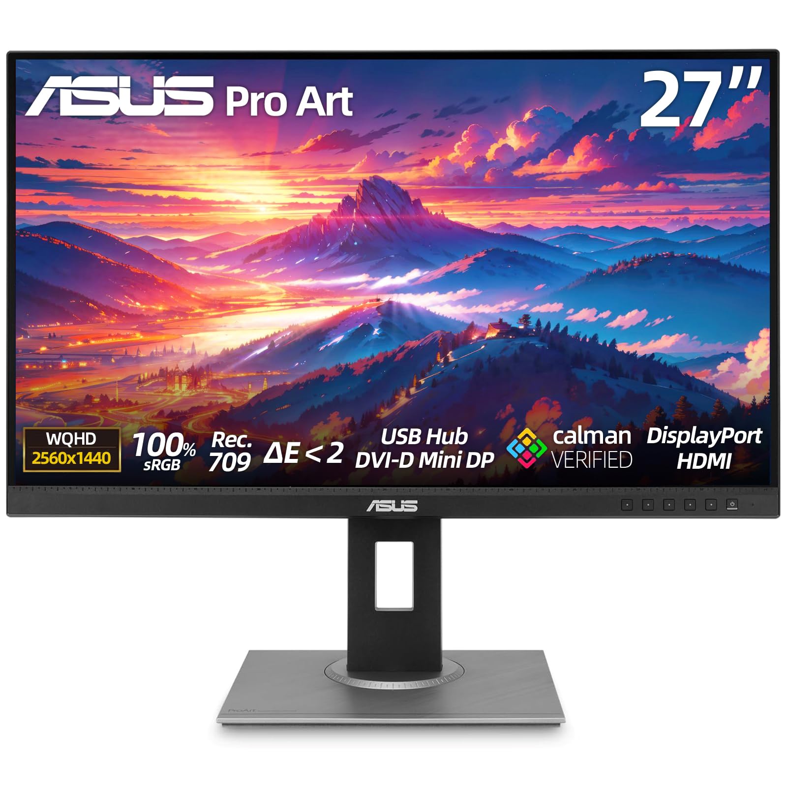 ASUS TUF 24" Gaming Monitor, FHD 1080p, Fast IPS, 240Hz, 0.3ms, AMD FreeSync Premium, G-SYNC Compatible, 99% sRGB, ELMB Sync, Eye Care, DisplayPort, HDMI, VESA Mount, Tilt Adjustment, Black