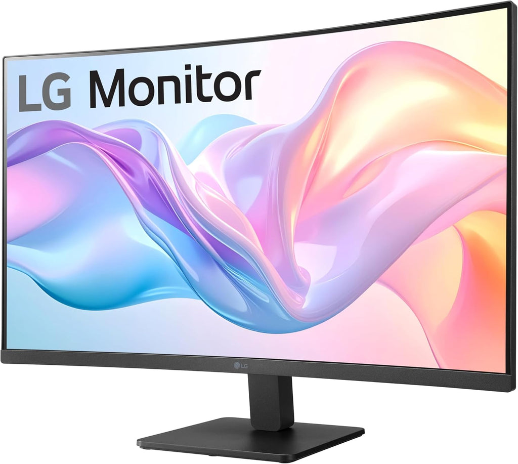 LG 32MR50C-B Curved Monitor 32-Inch FHD 100Hz AMD FreeSync OnScreen Control Dynamic Action Sync Black Stabilizer Tilt Stand (HDMI) - Black