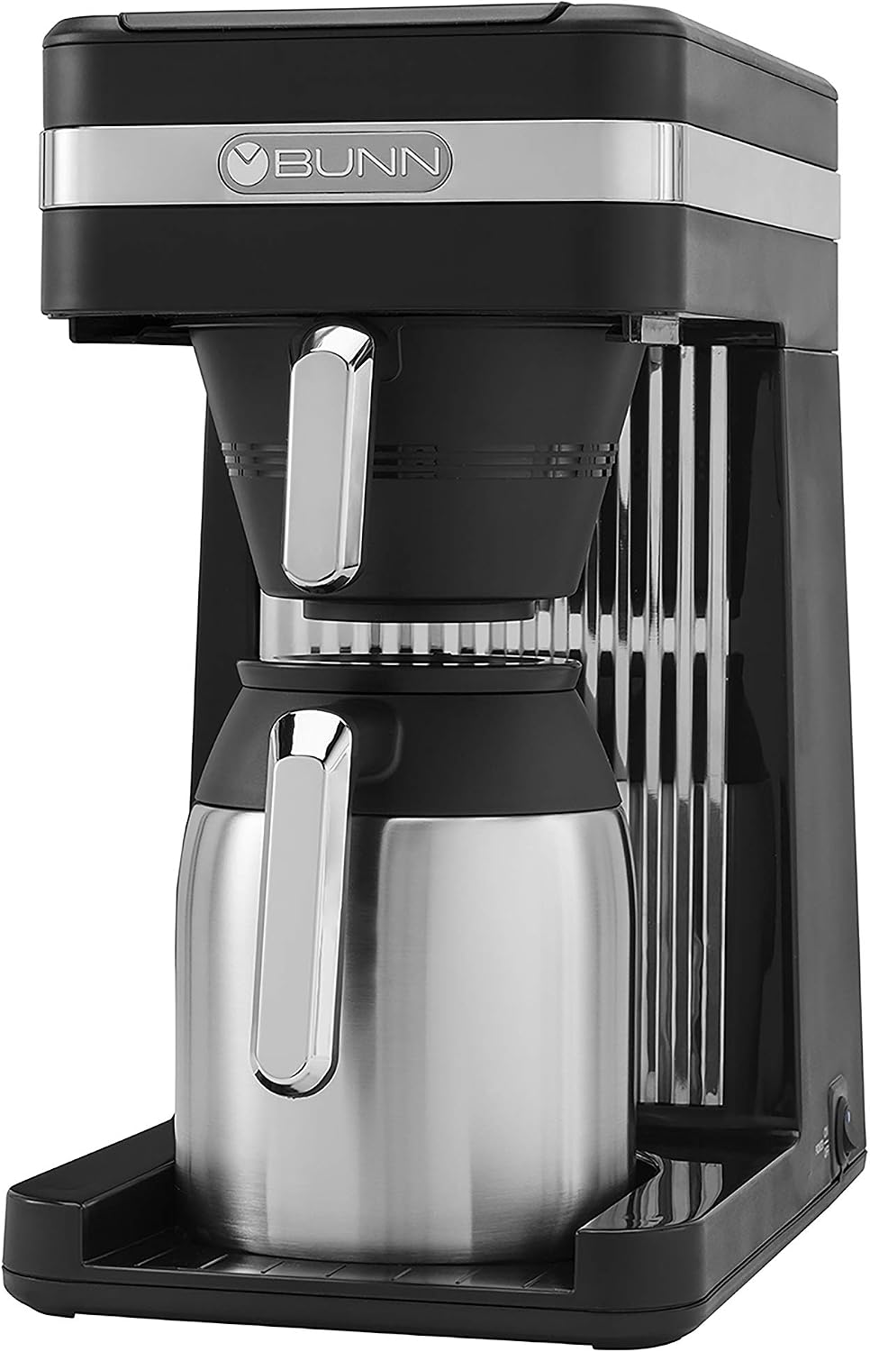 BUNN 55200 CSB3T Speed Brew Platinum Thermal Coffee Maker Stainless Steel, 10-Cup, Black