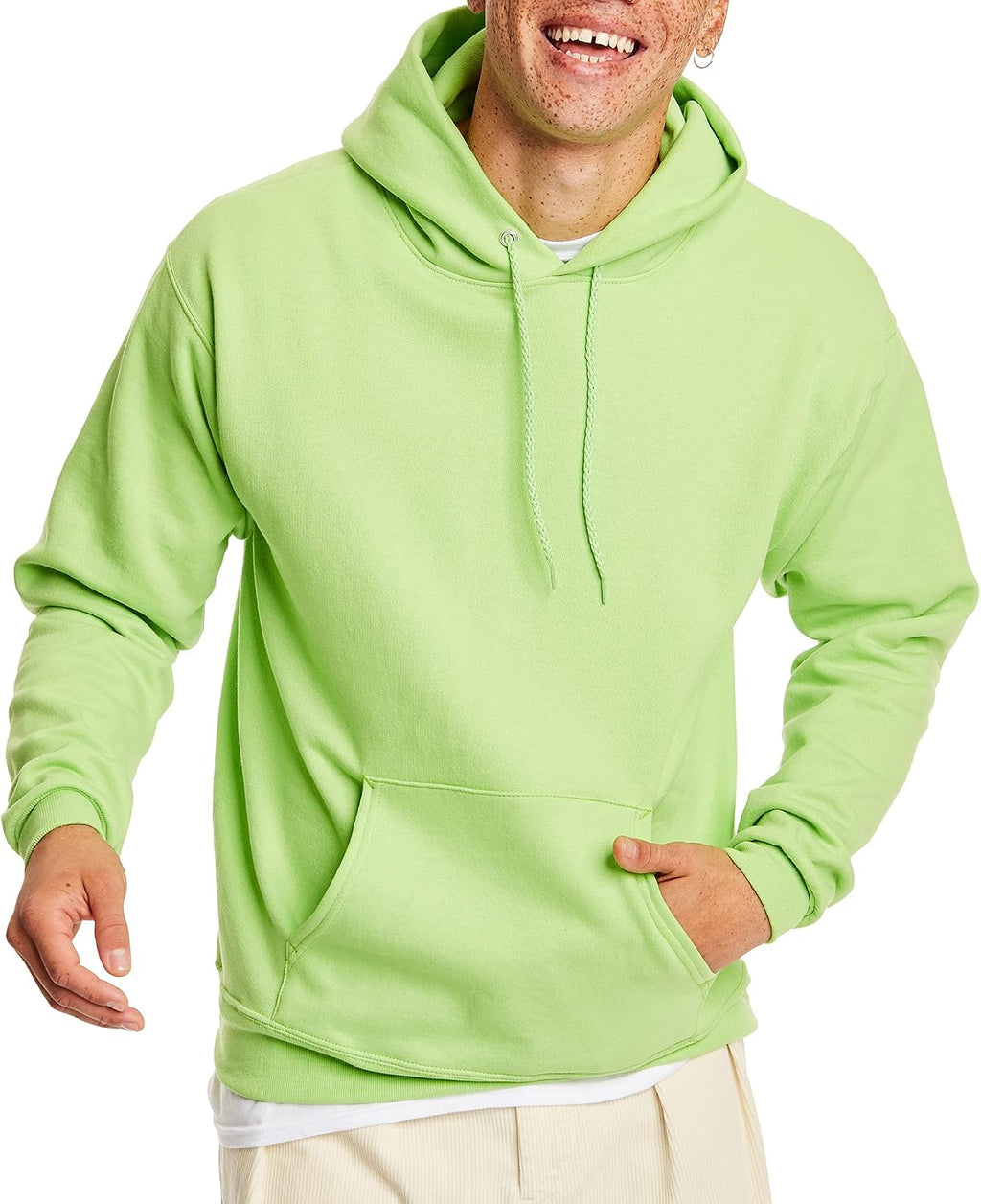 Hanes Men's Hoodie - EcoSmart Fleece Hooded Sweatshirt for Men & Women - Midweight Fleece - Big & Tall Available