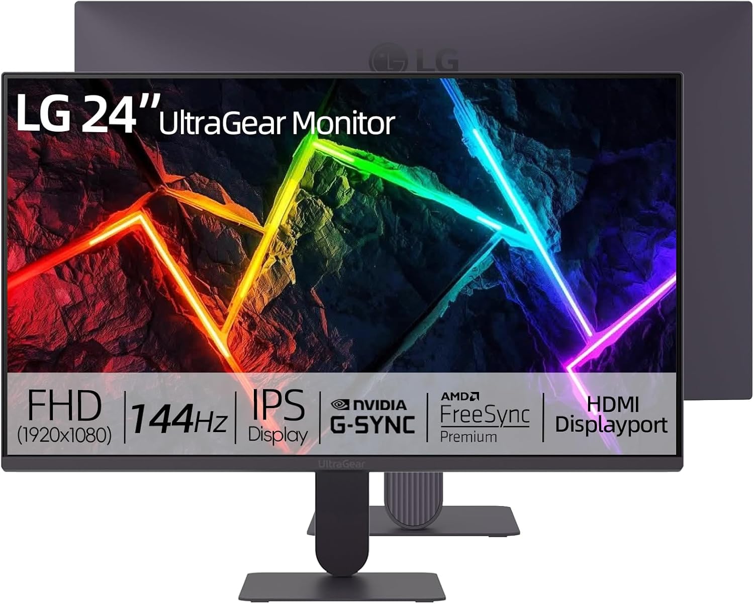 LG 34" UltraWide Monitor, IPS Display, WFHD(2560 x 1080), 100Hz, 5ms, HDR 400, sRGB 99%, HDMI DisplayPort, VESA Mount, Tilt Stand, Built for Multitasking & Productivity