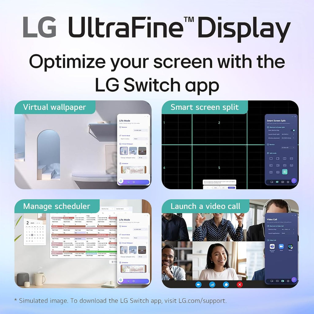 LG 34" UltraWide Monitor, IPS Display, WFHD(2560 x 1080), 100Hz, 5ms, HDR 400, sRGB 99%, HDMI DisplayPort, VESA Mount, Tilt Stand, Built for Multitasking & Productivity