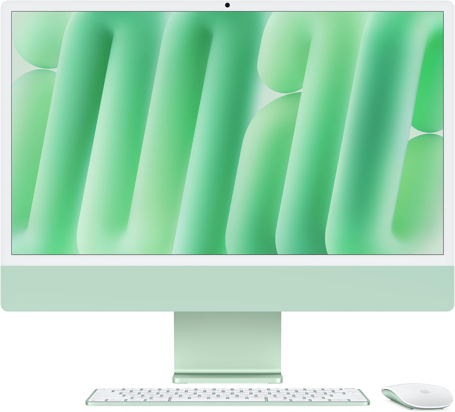 Apple 2024 iMac All-in-One Desktop Computer with M4 chip with 10-core CPU, 10-core GPU: Built for Apple Intelligence, 16GB Unified Memory, 256GB SSD Storage; Blue with AppleCare+ (3 Years)