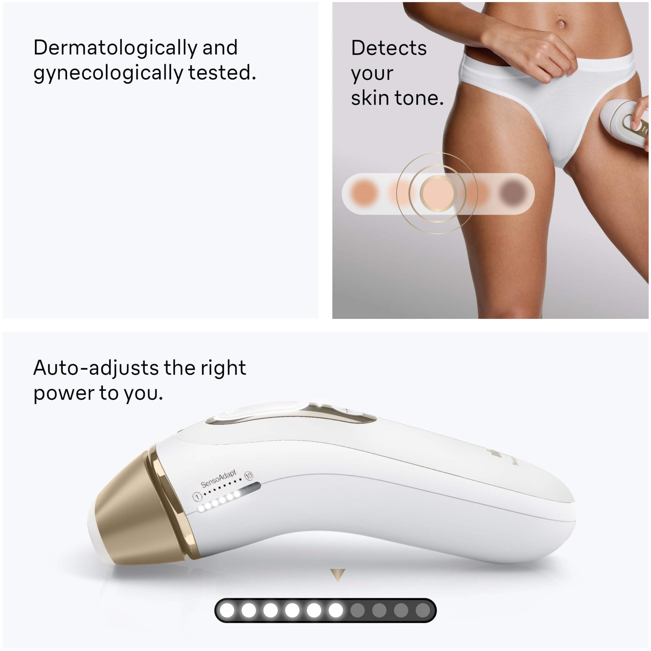 Braun IPL, Silk·Expert Pro 5, IPL Hair Removal for Women and Men, Permanent Laser Hair Reduction At-Home, 2 Heads, Pouch, IPL5137