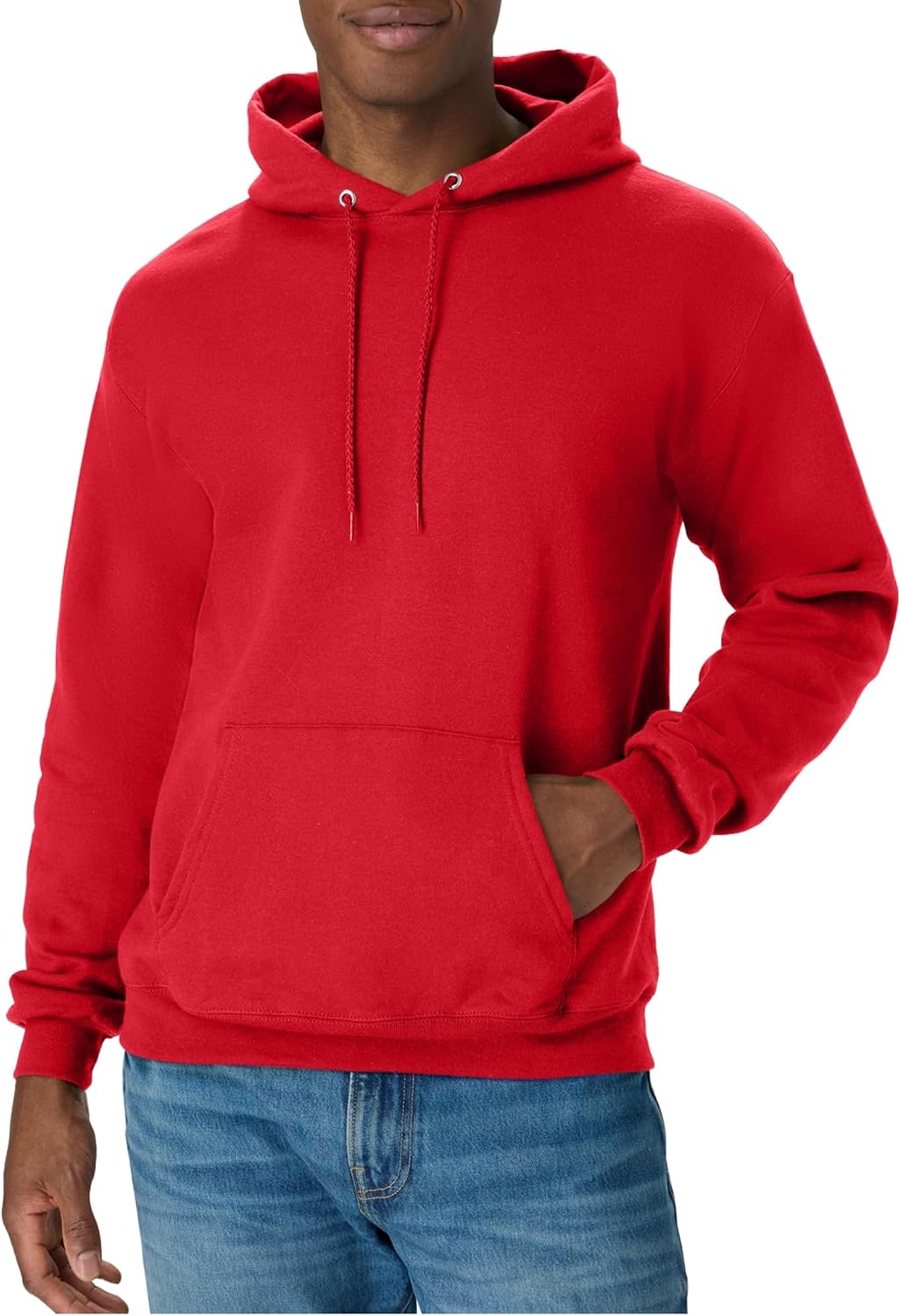 Hanes Men's Hoodie - EcoSmart Fleece Hooded Sweatshirt for Men & Women - Midweight Fleece - Big & Tall Available