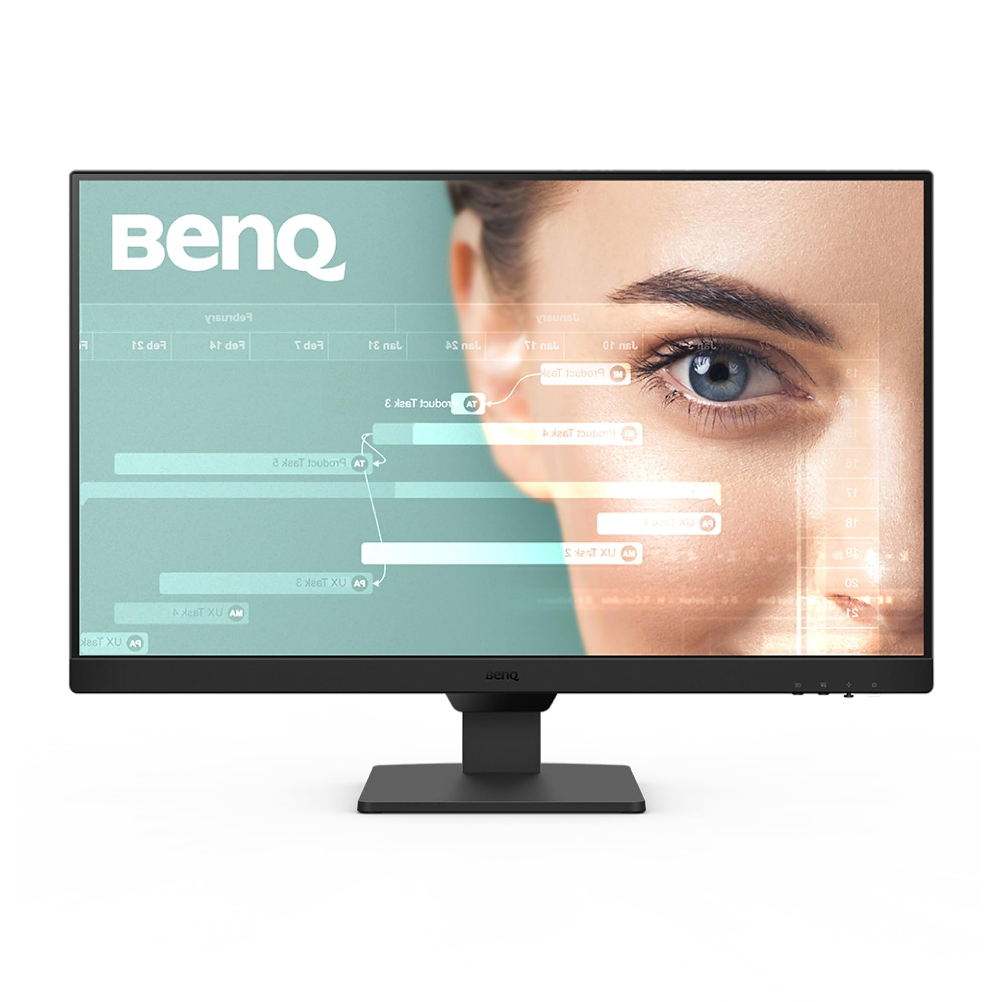 BenQ GW2790 Computer Monitor 27" FHD 1920x1080p | IPS | 100 hz | Eye-Care Tech | Low Blue Light | Anti-Glare | Adaptive Brightness | Tilt Screen | Built-in Speakers | DisplayPort | HDMI x2 | Low Blue Light | Anti-Glare | Adaptive Brightness | Height and T