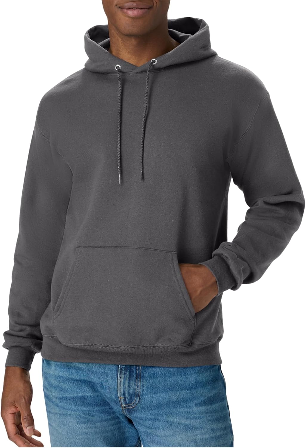 Hanes Men's Hoodie - EcoSmart Fleece Hooded Sweatshirt for Men & Women - Midweight Fleece - Big & Tall Available