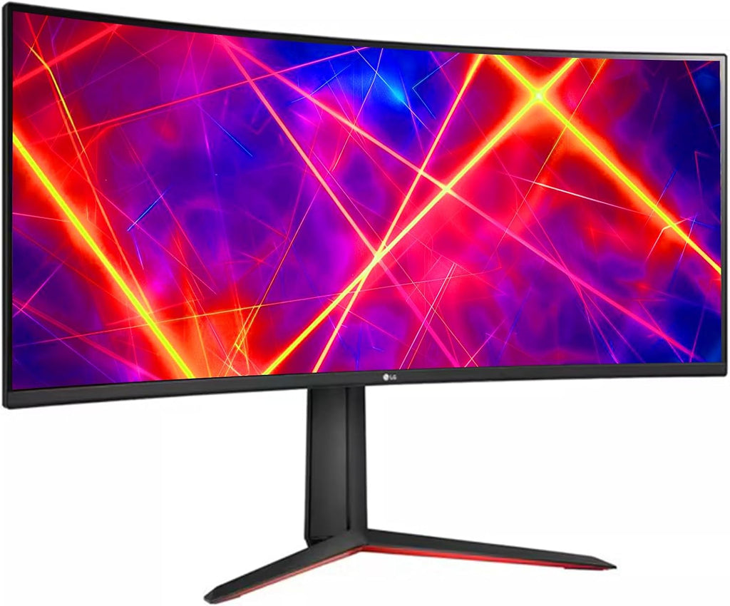 LG 34 Inch UltraWide Monitor, WQHD (3440x1440) Curved Display, 100Hz, sRGB 99%, HDR10, Dynamic Action Sync, Black Stabilizer, PBP, Dual Controller,Auto Input Switch, 1 x DisplayPort, 2 x HDMI, Black