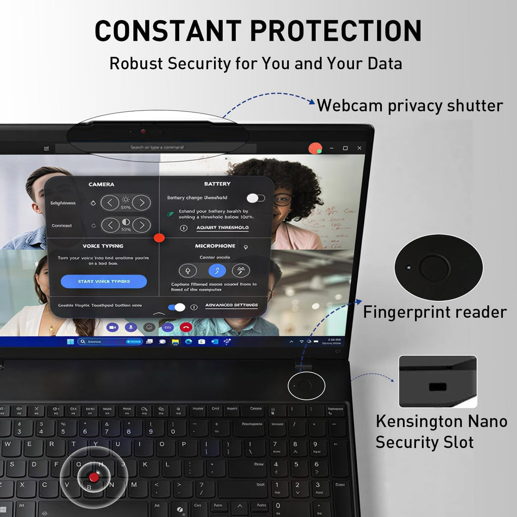 Lenovo ThinkPad L16 Gen 2 Business AI Laptop, 16" FHD+, Intel Core Ultra 7 255U, Customized 16GB-64GB DDR5, 512GB-4TB SSD, HDMI, Fingerprint, Backlit, Wi-Fi 6E, Long Battery Life, Windows 11 Pro