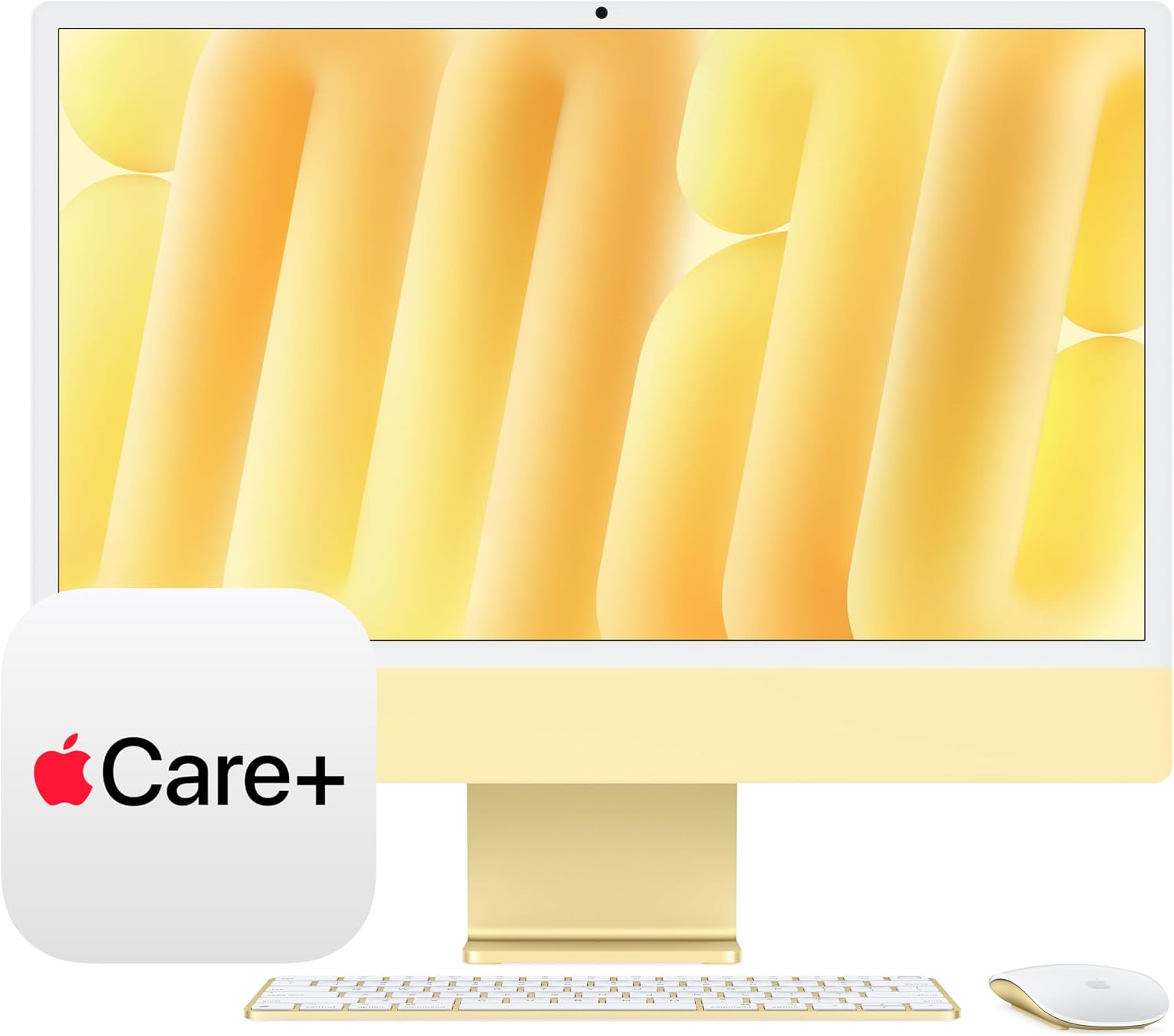 Apple 2024 iMac All-in-One Desktop Computer with M4 chip with 10-core CPU, 10-core GPU: Built for Apple Intelligence, 16GB Unified Memory, 256GB SSD Storage; Blue with AppleCare+ (3 Years)