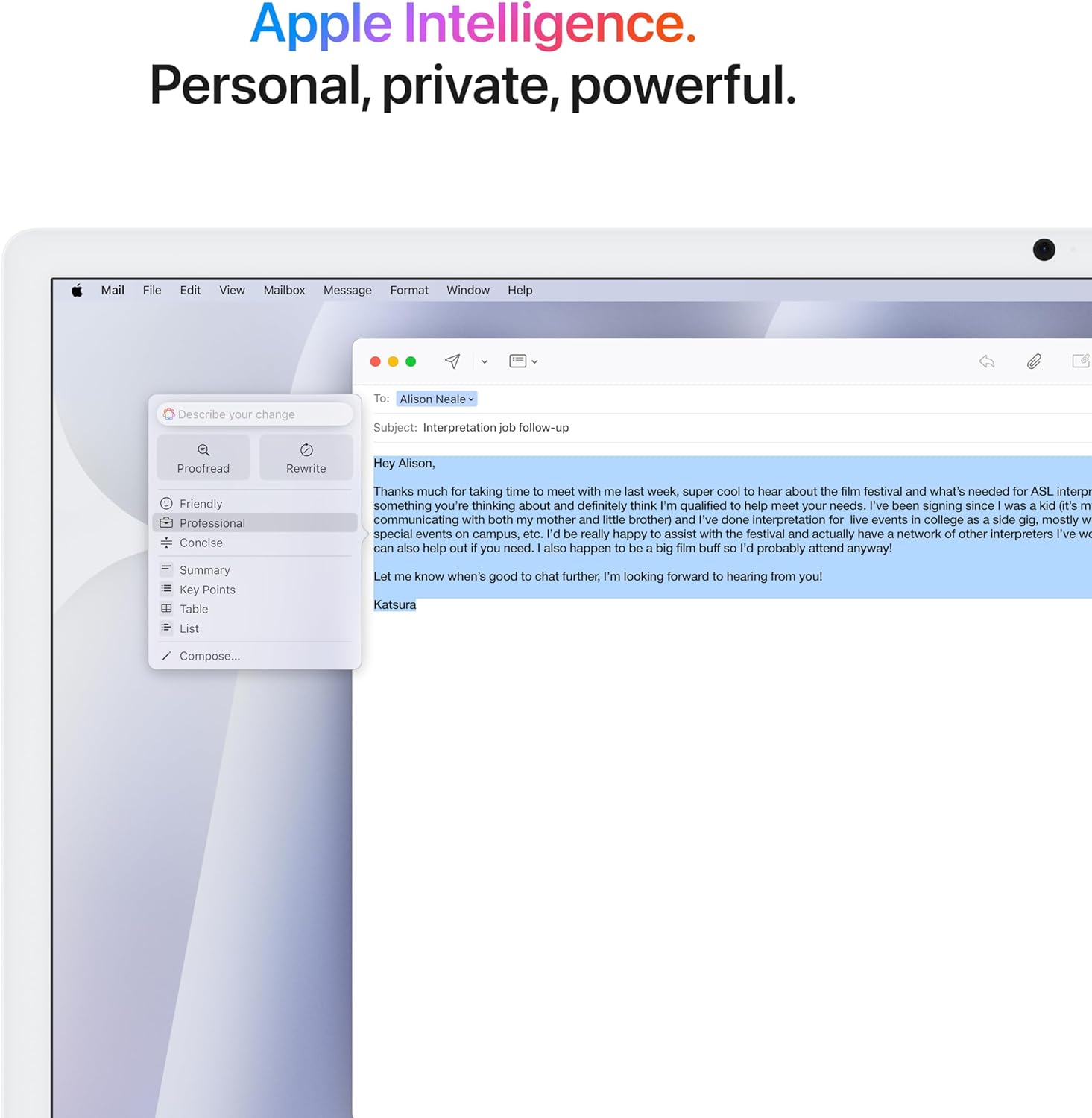 Apple 2024 iMac All-in-One Desktop Computer with M4 chip with 10-core CPU, 10-core GPU: Built for Apple Intelligence, 16GB Unified Memory, 256GB SSD Storage; Blue with AppleCare+ (3 Years)