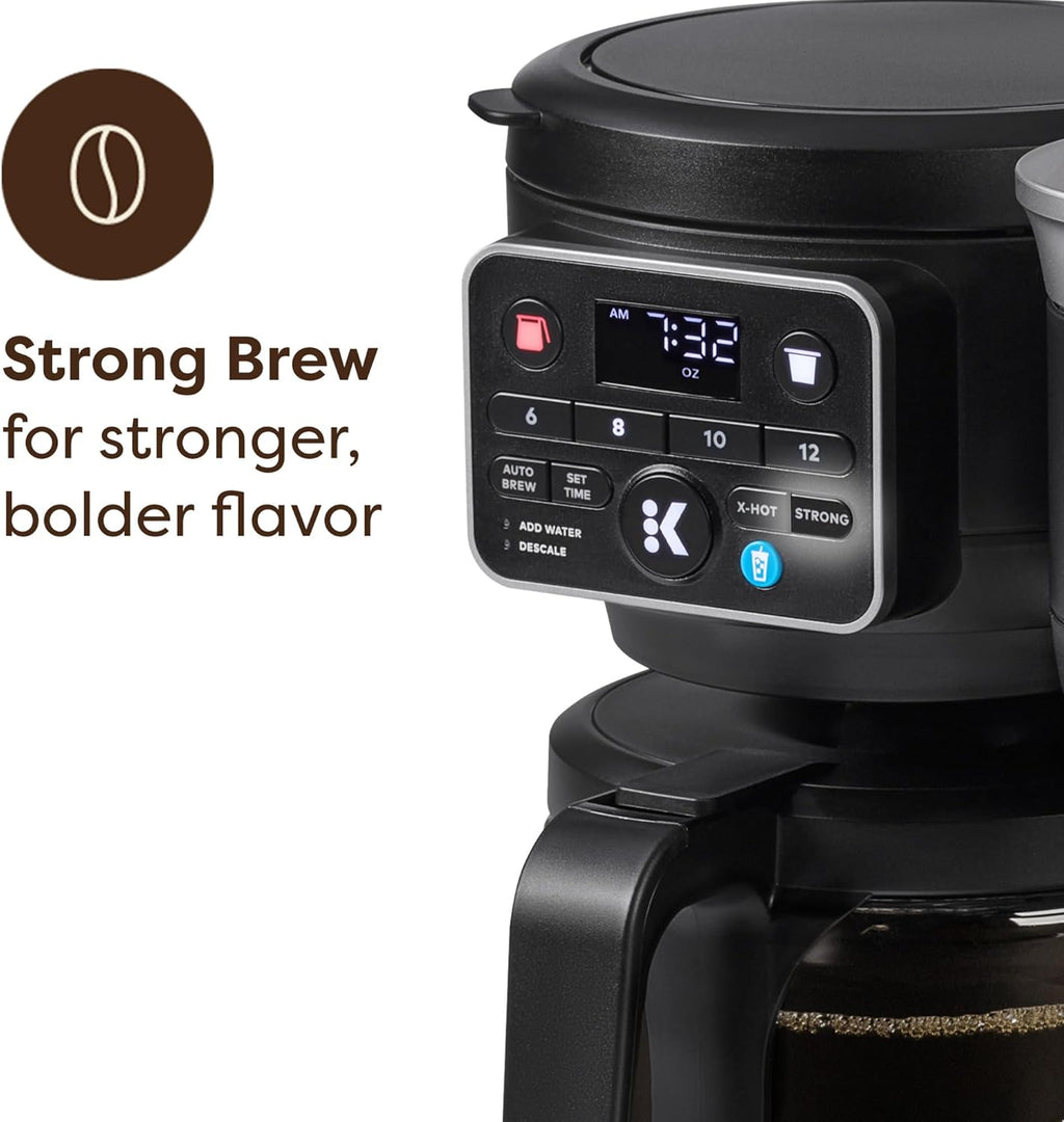 Keurig K-Duo Hot & Iced Single Serve & Carafe Coffee Maker, MultiStream Technology, 72oz Reservoir (Gen 2) | MultiStream Technology, Reservoir (Gen 2)