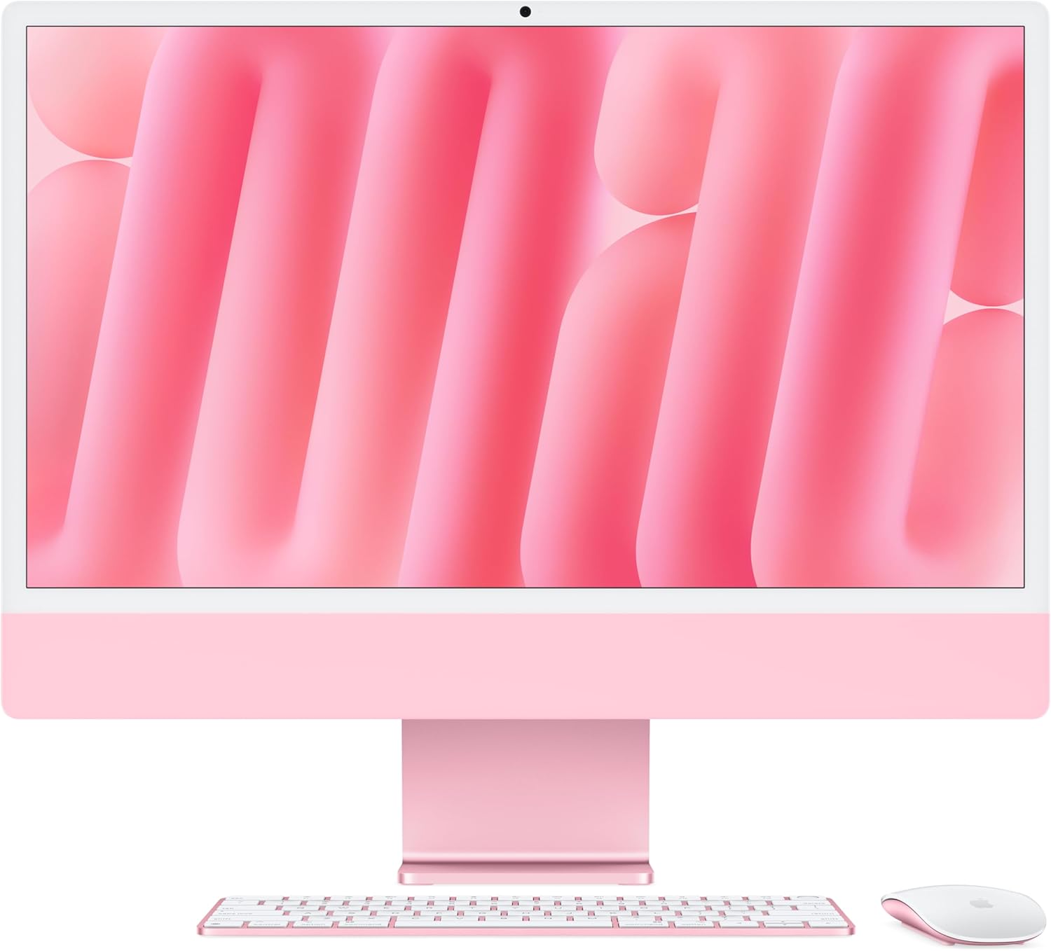 Apple 2024 iMac All-in-One Desktop Computer with M4 chip with 10-core CPU, 10-core GPU: Built for Apple Intelligence, 16GB Unified Memory, 256GB SSD Storage; Blue with AppleCare+ (3 Years)