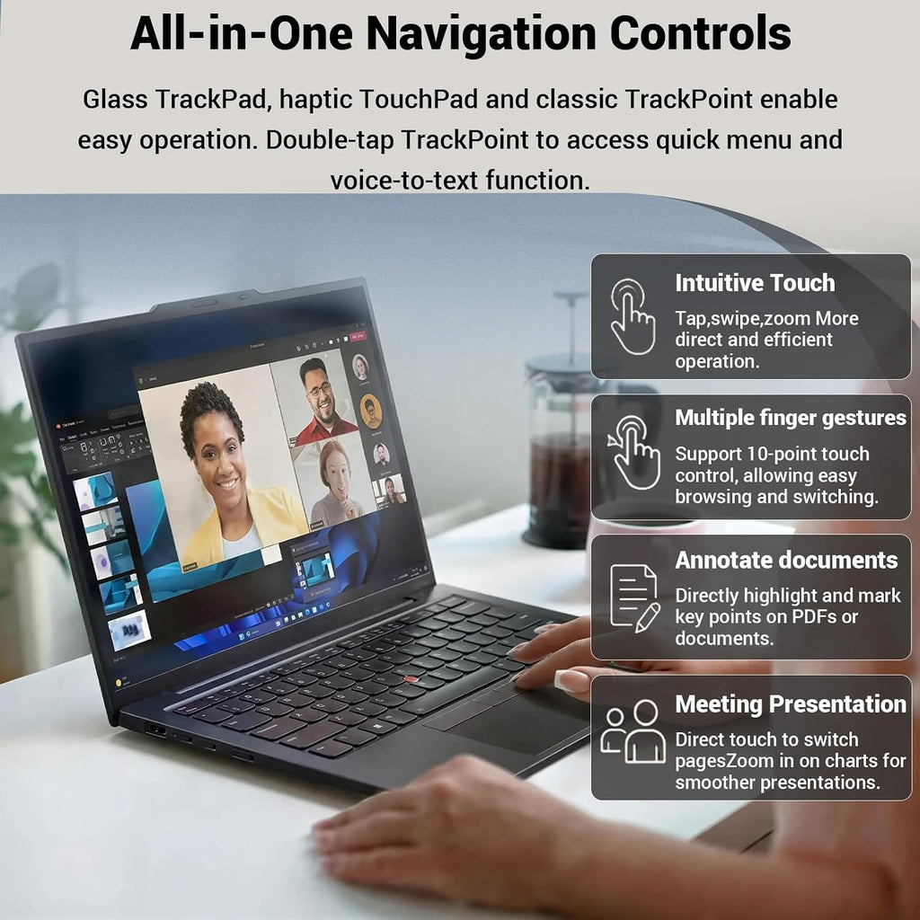 Lenovo ThinkPad L16 Gen 2 Business AI Laptop, 16" FHD+, Intel Core Ultra 7 255U, Customized 16GB-64GB DDR5, 512GB-4TB SSD, HDMI, Fingerprint, Backlit, Wi-Fi 6E, Long Battery Life, Windows 11 Pro