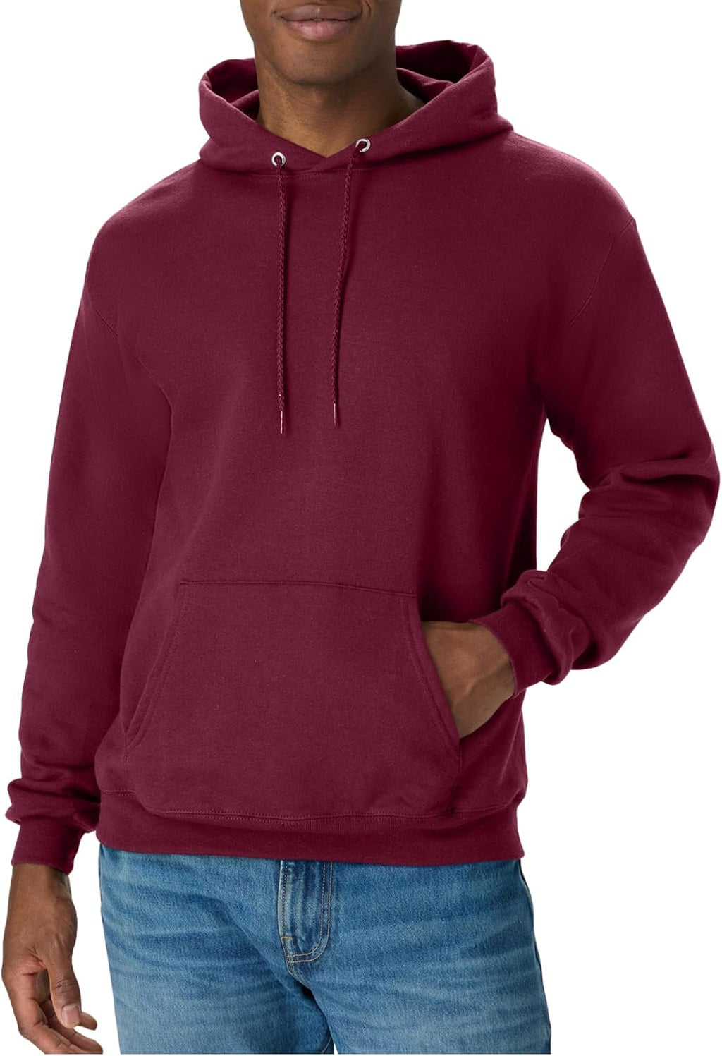 Hanes Men's Hoodie - EcoSmart Fleece Hooded Sweatshirt for Men & Women - Midweight Fleece - Big & Tall Available