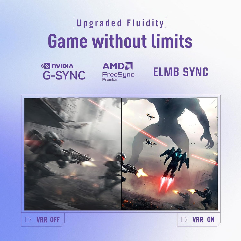 ASUS TUF 24" Gaming Monitor, FHD 1080p, Fast IPS, 240Hz, 0.3ms, AMD FreeSync Premium, G-SYNC Compatible, 99% sRGB, ELMB Sync, Eye Care, DisplayPort, HDMI, VESA Mount, Tilt Adjustment, Black