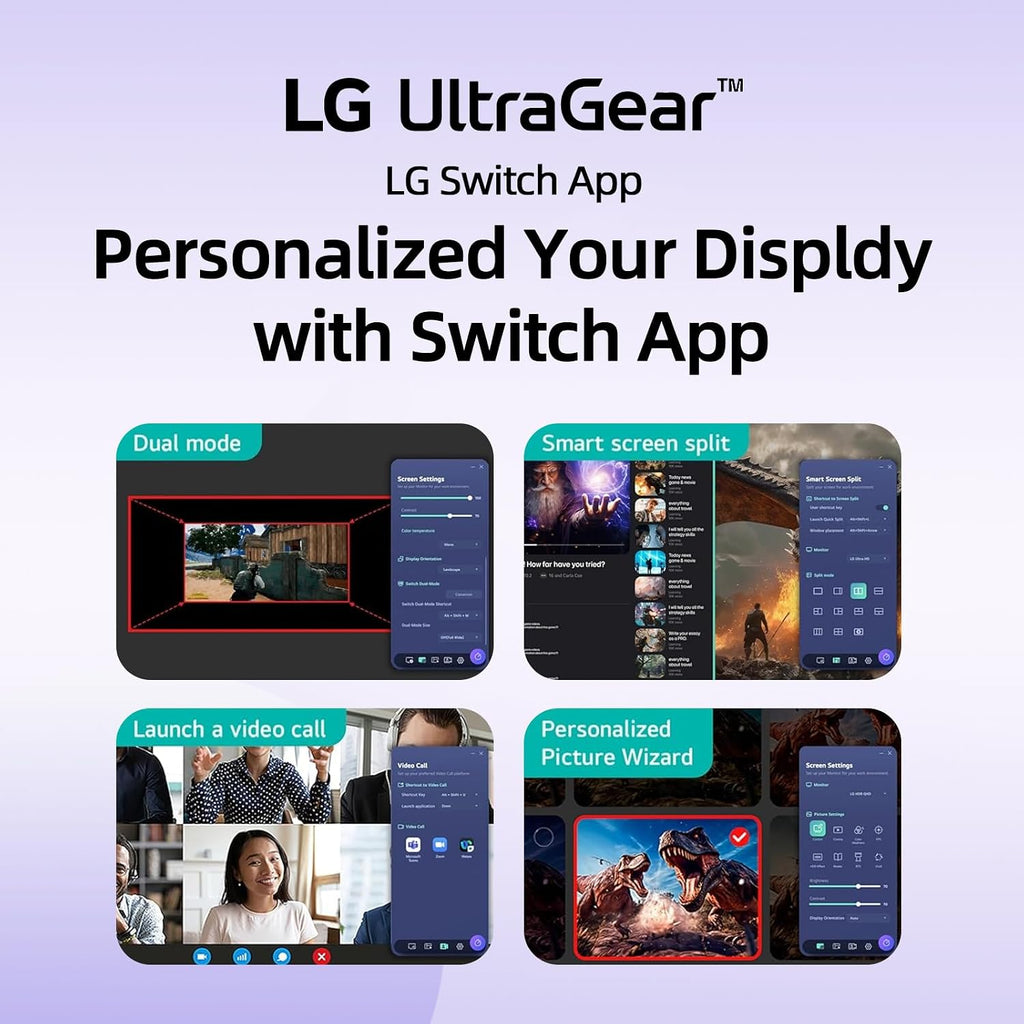 LG 34 Inch UltraWide Monitor, WQHD (3440x1440) Curved Display, 100Hz, sRGB 99%, HDR10, Dynamic Action Sync, Black Stabilizer, PBP, Dual Controller,Auto Input Switch, 1 x DisplayPort, 2 x HDMI, Black