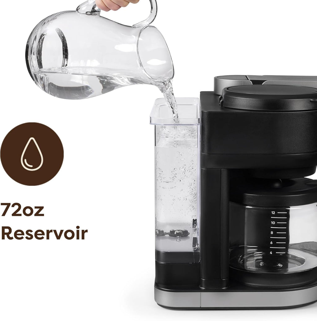 Keurig K-Duo Hot & Iced Single Serve & Carafe Coffee Maker, MultiStream Technology, 72oz Reservoir (Gen 2) | MultiStream Technology, Reservoir (Gen 2)