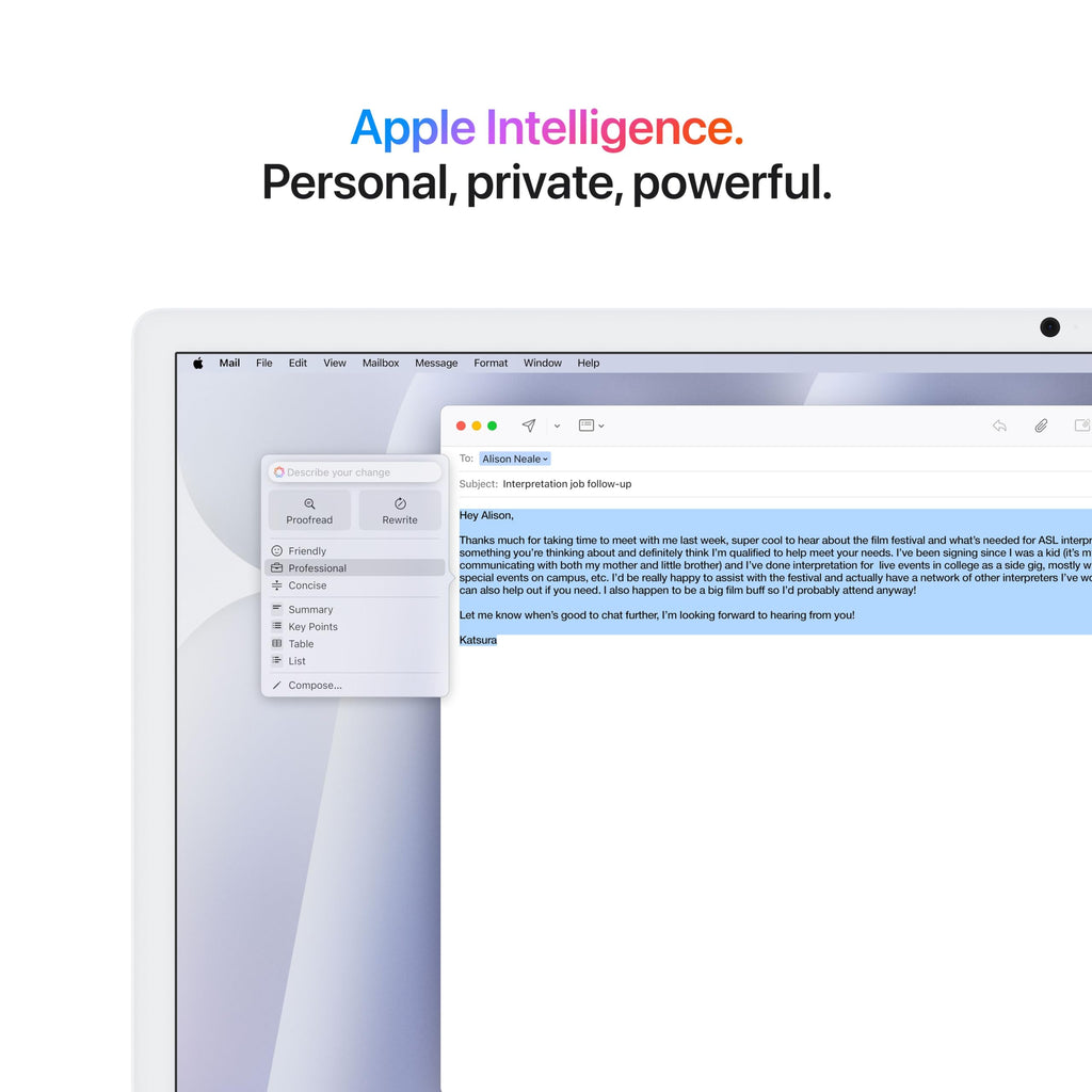 Apple 2024 iMac All-in-One Desktop Computer with M4 chip with 8-core CPU, 8-core GPU: Built for Apple Intelligence, 16GB Unified Memory, 256GB SSD Storage; Green with AppleCare+ (3 Years)