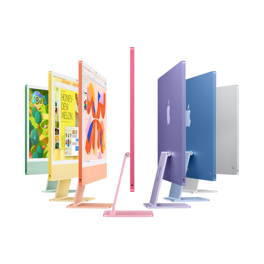 Apple 2024 iMac All-in-One Desktop Computer with M4 chip with 8-core CPU, 8-core GPU: Built for Apple Intelligence, 16GB Unified Memory, 256GB SSD Storage; Green with AppleCare+ (3 Years)
