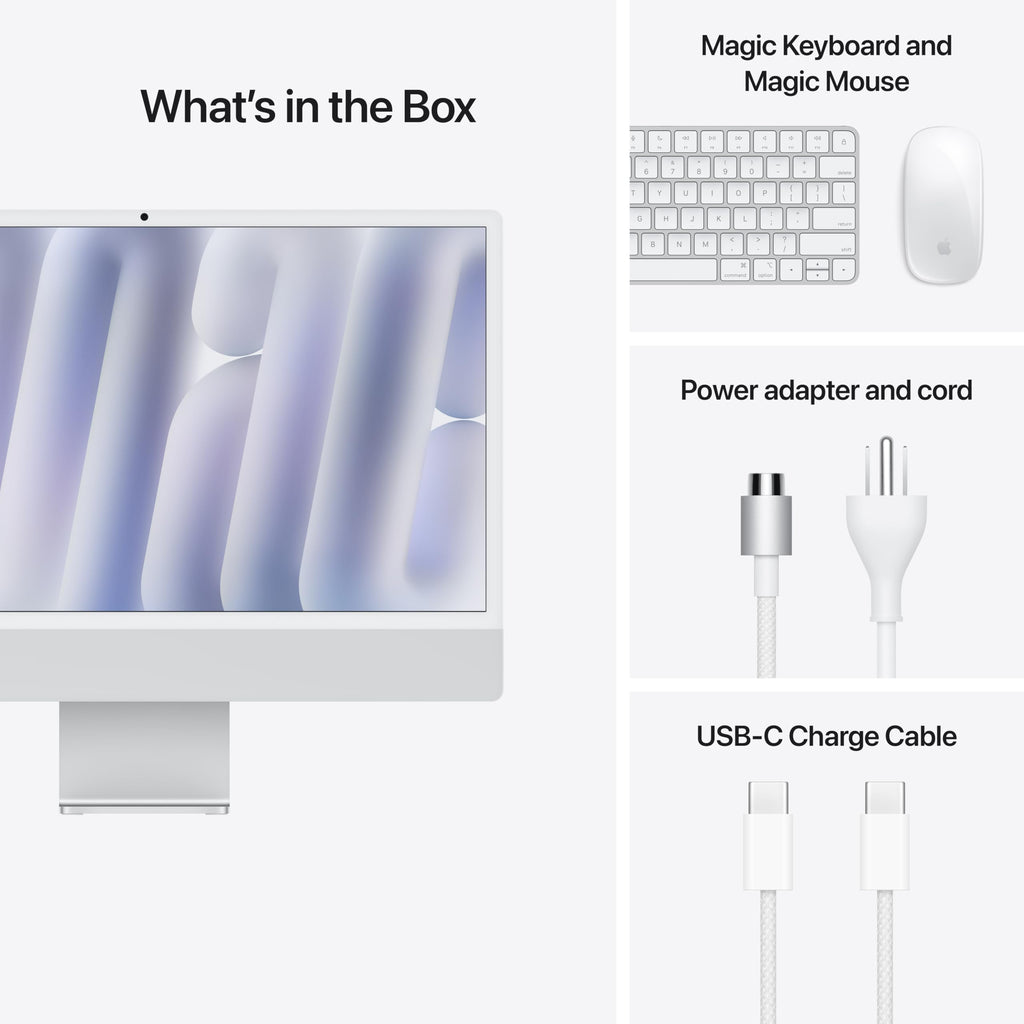 Apple 2024 iMac All-in-One Desktop Computer with M4 chip with 8-core CPU, 8-core GPU: Built for Apple Intelligence, 16GB Unified Memory, 256GB SSD Storage; Green with AppleCare+ (3 Years)