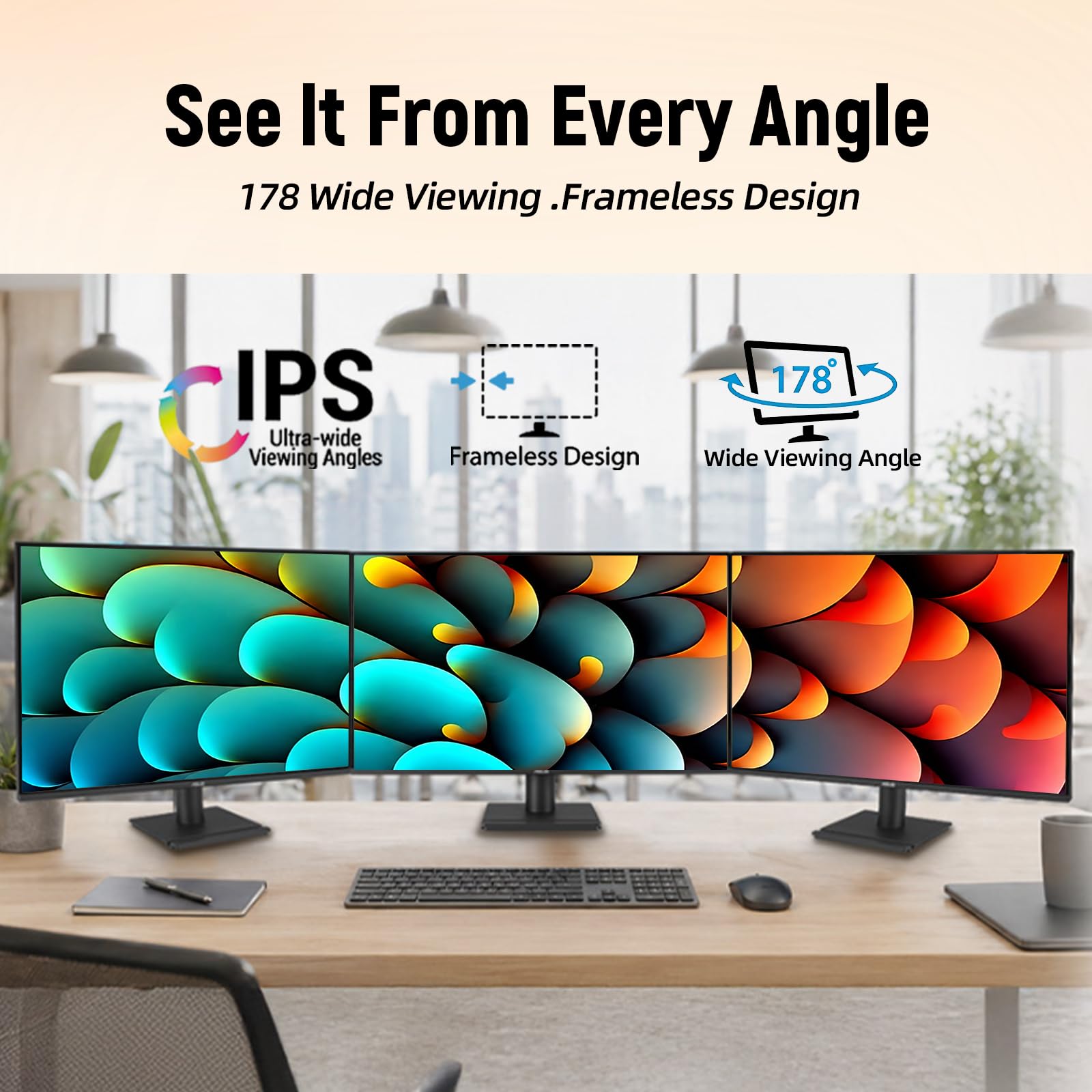 ASUS TUF 24" Gaming Monitor, FHD 1080p, Fast IPS, 240Hz, 0.3ms, AMD FreeSync Premium, G-SYNC Compatible, 99% sRGB, ELMB Sync, Eye Care, DisplayPort, HDMI, VESA Mount, Tilt Adjustment, Black