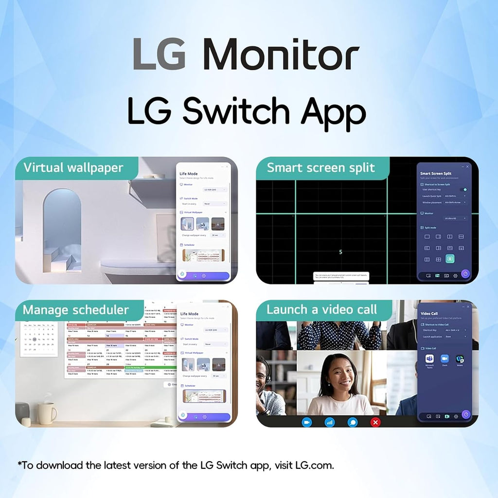 LG 34" UltraWide Monitor, IPS Display, WFHD(2560 x 1080), 100Hz, 5ms, HDR 400, sRGB 99%, HDMI DisplayPort, VESA Mount, Tilt Stand, Built for Multitasking & Productivity