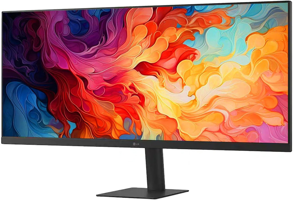LG 34 Inch UltraWide Monitor, WQHD (3440x1440) Curved Display, 100Hz, sRGB 99%, HDR10, Dynamic Action Sync, Black Stabilizer, PBP, Dual Controller,Auto Input Switch, 1 x DisplayPort, 2 x HDMI, Black