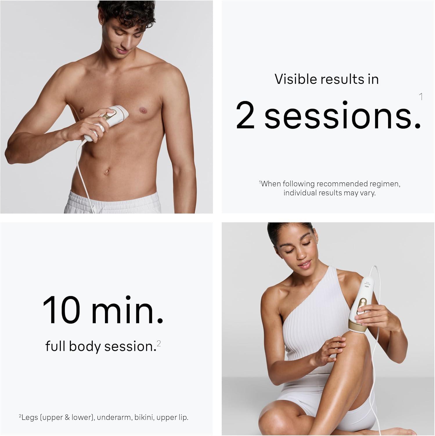 Braun IPL, Silk·Expert Pro 5, IPL Hair Removal for Women and Men, Permanent Laser Hair Reduction At-Home, 2 Heads, Pouch, IPL5137
