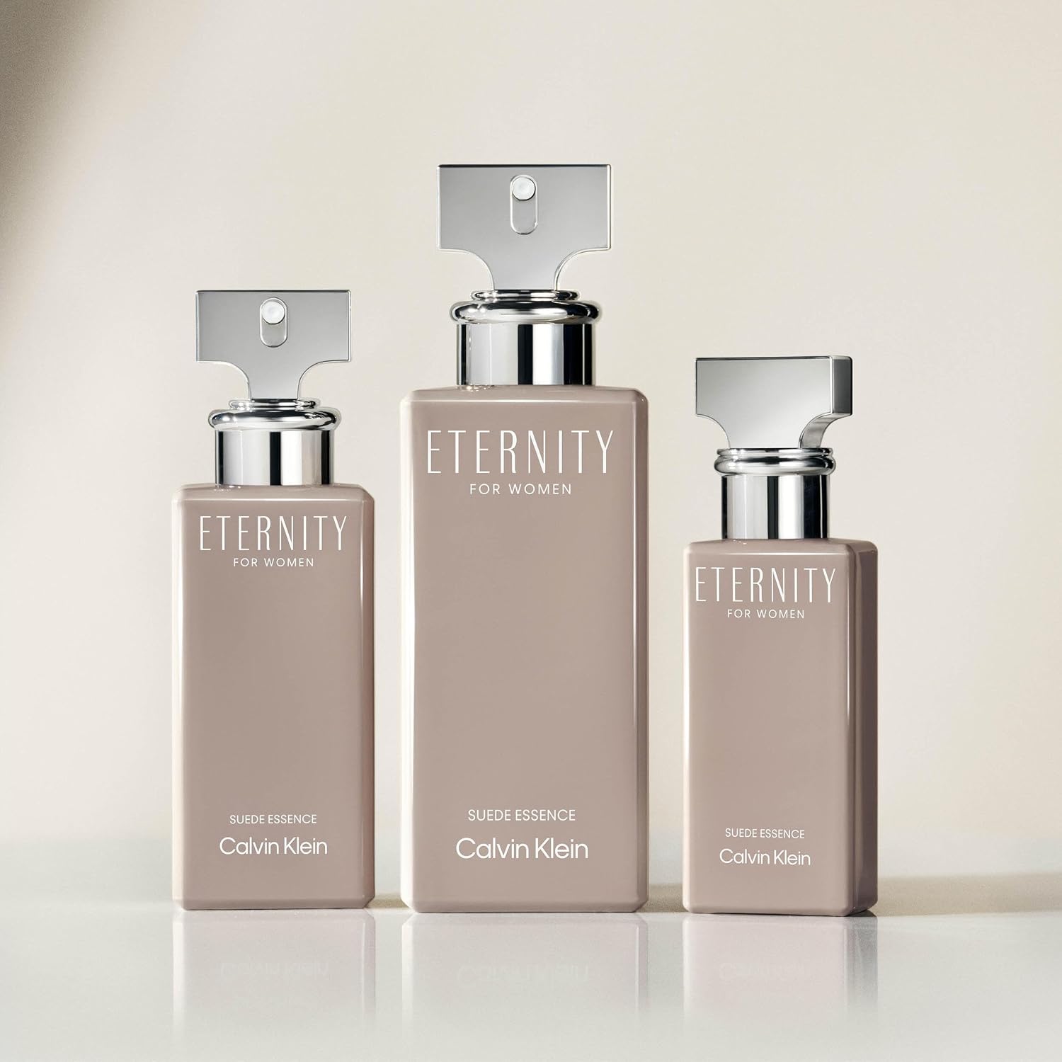 Calvin Klein Eternity for Women Suede Essence Parfum – Ambery Perfume for Women – With Raspberry, Vanilla Bourbon & A Suede Accord – Long-Lasting Fragrance