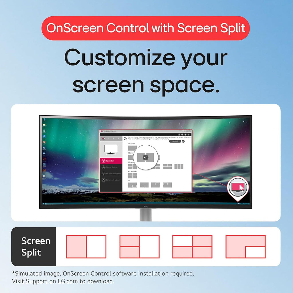 LG 34" UltraWide Monitor, IPS Display, WFHD(2560 x 1080), 100Hz, 5ms, HDR 400, sRGB 99%, HDMI DisplayPort, VESA Mount, Tilt Stand, Built for Multitasking & Productivity