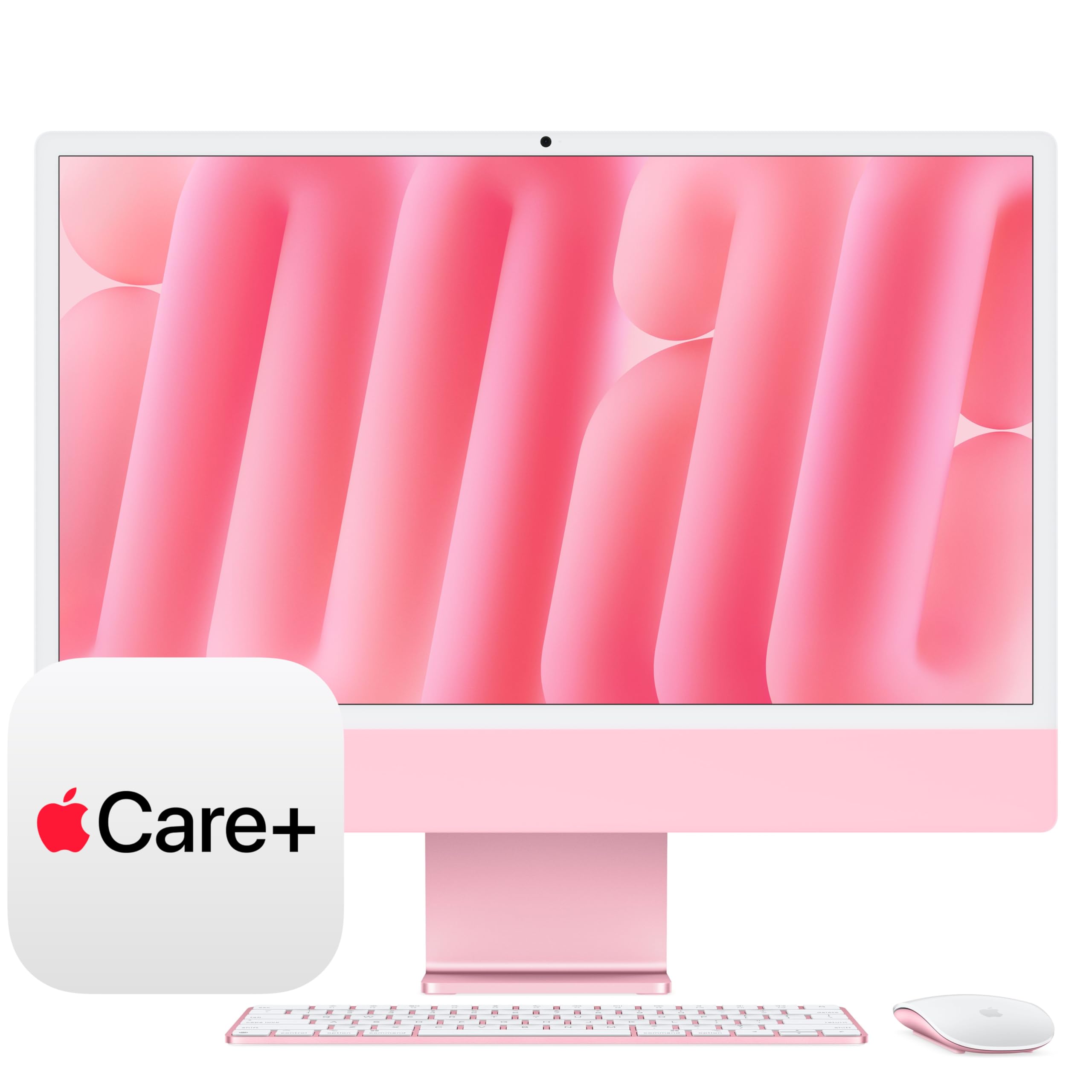 Apple 2024 iMac All-in-One Desktop Computer with M4 chip with 8-core CPU, 8-core GPU: Built for Apple Intelligence, 16GB Unified Memory, 256GB SSD Storage; Green with AppleCare+ (3 Years)