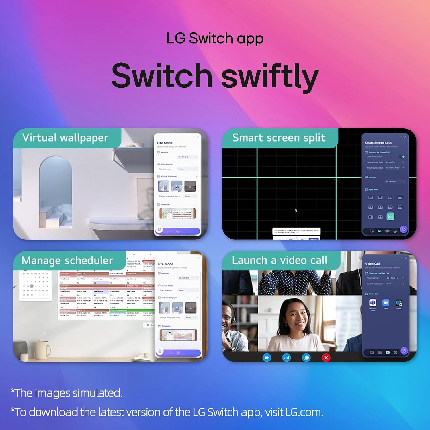 LG 34" UltraWide Monitor, IPS Display, WFHD(2560 x 1080), 100Hz, 5ms, HDR 400, sRGB 99%, HDMI DisplayPort, VESA Mount, Tilt Stand, Built for Multitasking & Productivity