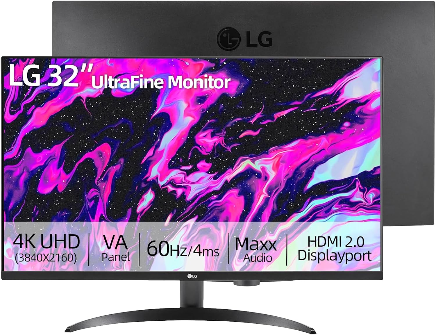 LG 34" UltraWide Monitor, IPS Display, WFHD(2560 x 1080), 100Hz, 5ms, HDR 400, sRGB 99%, HDMI DisplayPort, VESA Mount, Tilt Stand, Built for Multitasking & Productivity