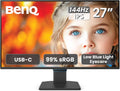 BenQ GW2790C 27" IPS Computer Montior 1080P FHD 144Hz Game-Ready, Home Office, USB-C, Visual Optimizer, Flicker-Free, Low Blue Light, Ultra Slim Bezel, TUV-Certified, Eye-CareU