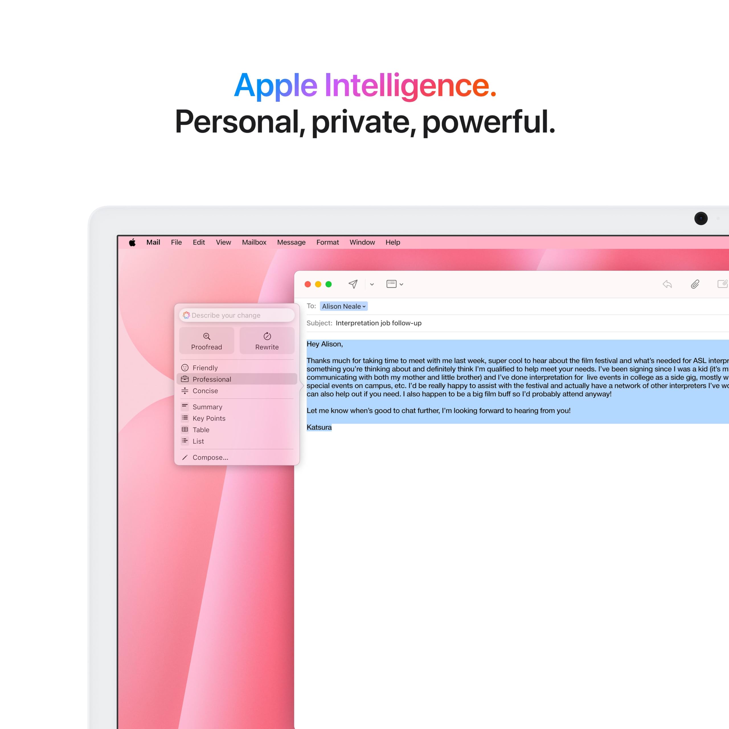 Apple 2024 iMac All-in-One Desktop Computer with M4 chip with 8-core CPU, 8-core GPU: Built for Apple Intelligence, 16GB Unified Memory, 256GB SSD Storage; Green with AppleCare+ (3 Years)